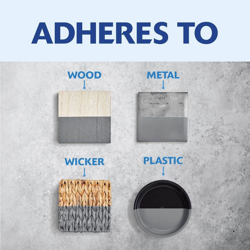 slide 6 of 12, Rust-Oleum 12oz Painters Touch 2X Ultra Cover Spray Paint Gray: Satin Finish, Interior & Exterior, Enamel Base, 