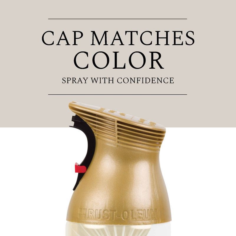 slide 7 of 11, Rust-Oleum 11oz Universal Paint and Primer in One Pure Gold: Metallic Spray for Interior Surfaces, Oil-Based, 20 sq ft Coverage, 11 oz, 20 sq ft