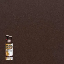 Rust-Oleum 11oz Universal Paint and Primer in One Burnished Amber: Metallic Spray for Interior, Wood, Metal, Glass