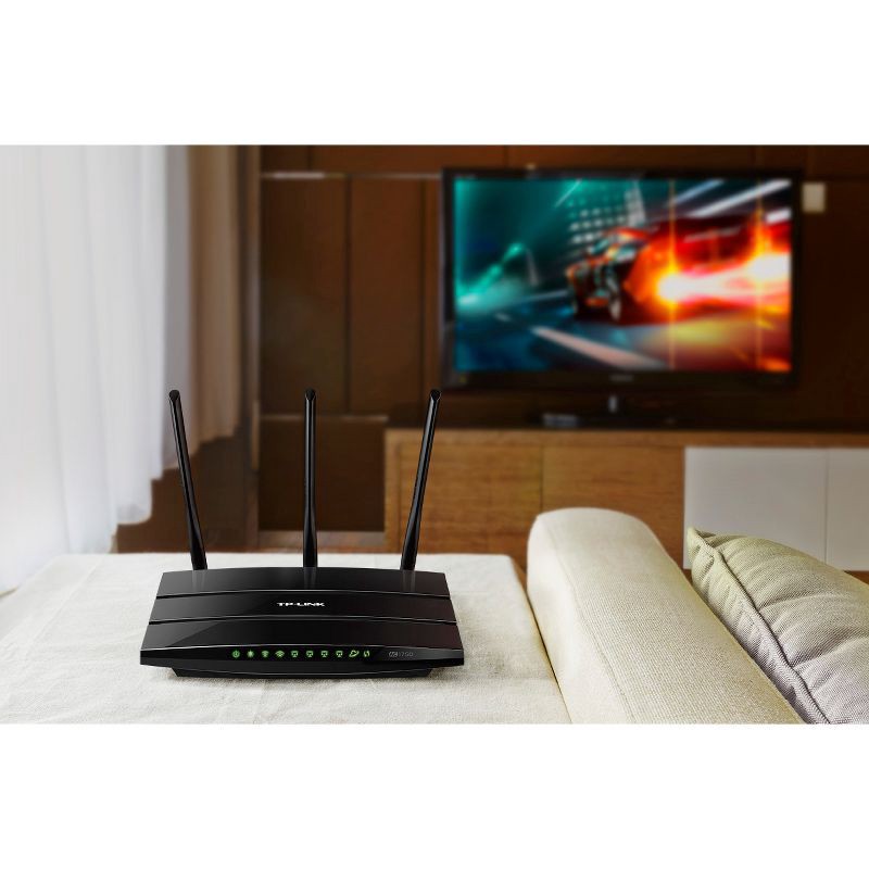 slide 4 of 5, TP-Link AC1750 Dual Band Wireless Gigabit WiFi 5 Router- (Archer C7), 1 ct