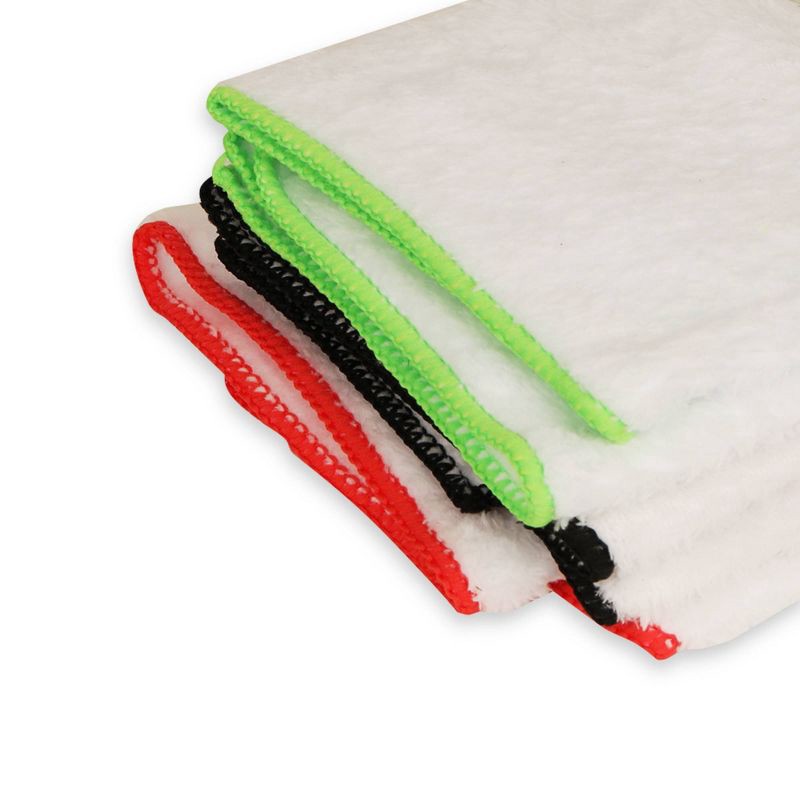 slide 2 of 3, Turtle Wax Platinum 6pk Fluffy Microfiber Detail Towels: Automotive Cleaning, Polyester, 12"x16", White, for Cars & Boats, 6 ct