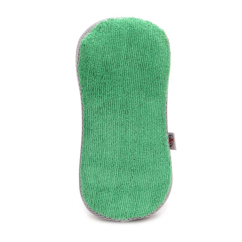 slide 3 of 3, Turtle Wax 2-in-1 Microfiber Wash/Scrub Sponge, 1 ct