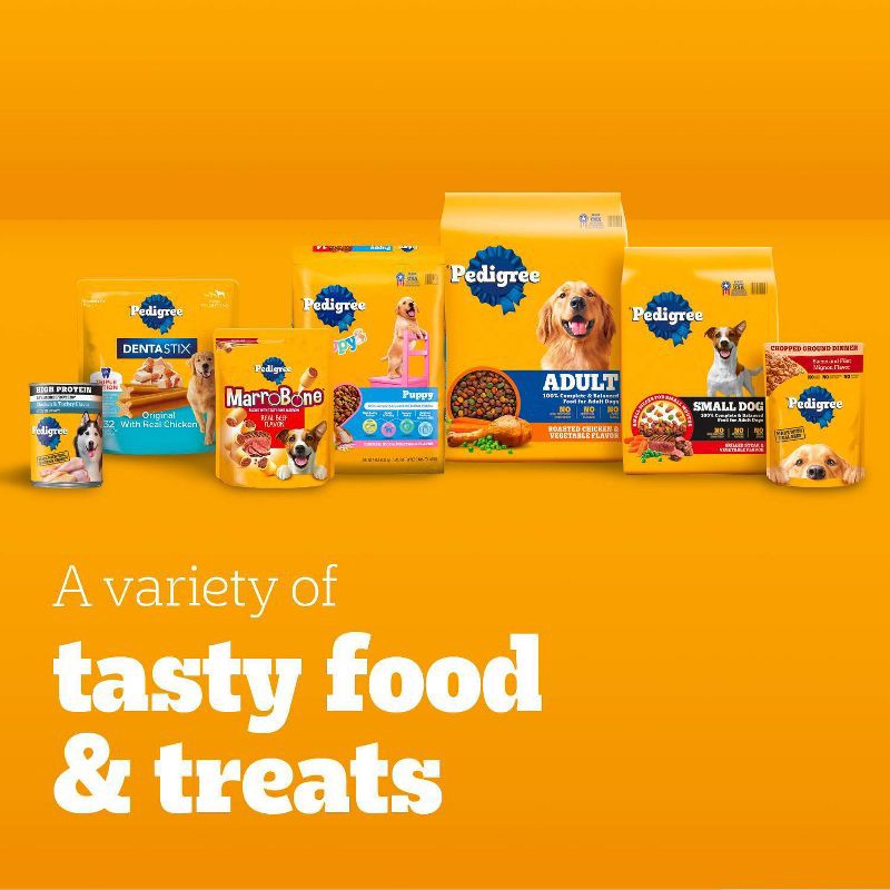 slide 13 of 14, Pedigree High Protein Chicken & Turkey Flavor Adult Complete & Balanced Dry Dog Food - 18lbs, 18 lb