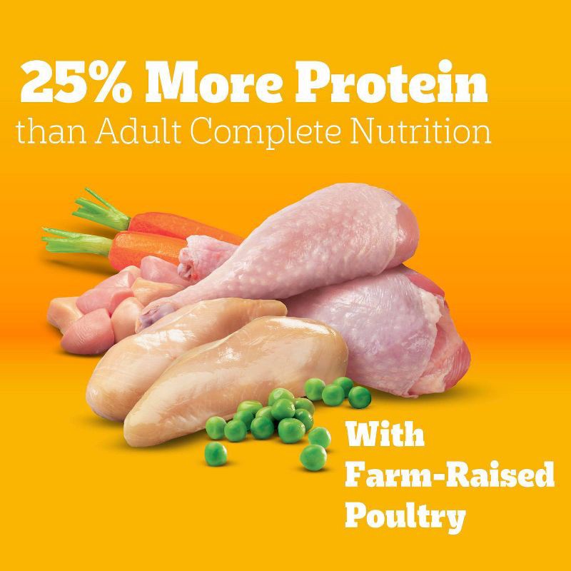 slide 5 of 14, Pedigree High Protein Chicken & Turkey Flavor Adult Complete & Balanced Dry Dog Food - 18lbs, 18 lb