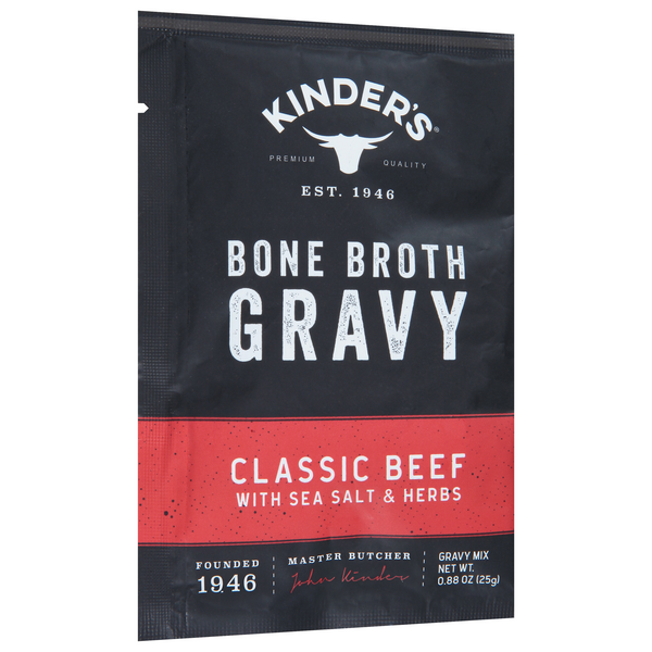 Kinder's Gravy Mix, Classic Beef, Bone Broth 0.88 oz Shipt