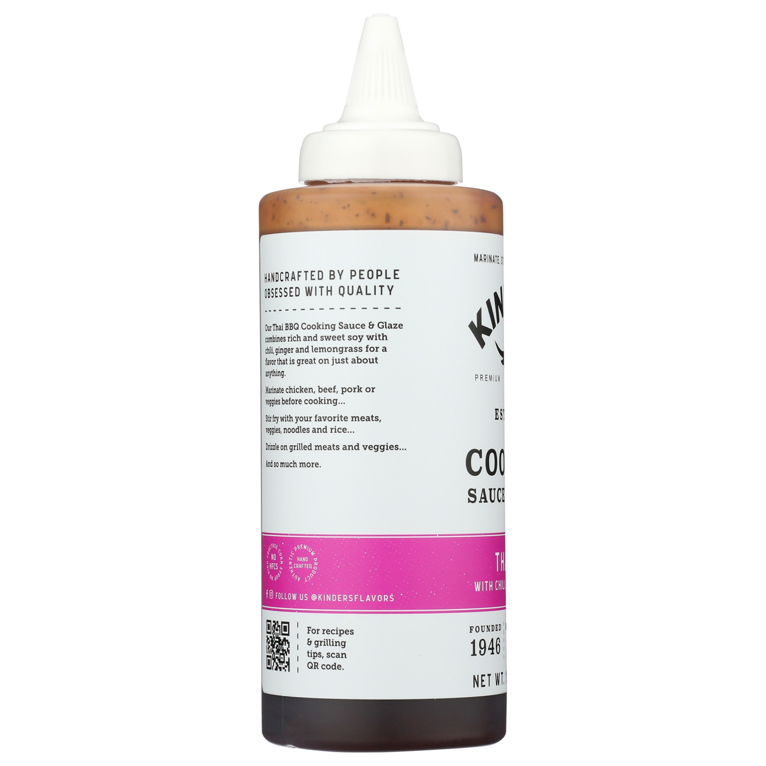 slide 3 of 3, Kinder's Thai BBQ Cooking Sauce, 15.5 oz