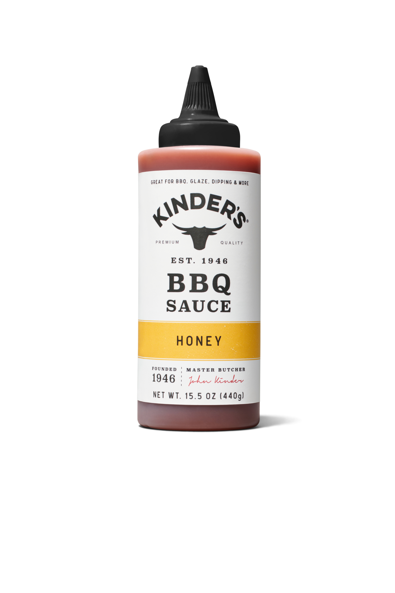 slide 1 of 2, Kinder's Honey Bbq Sauce, 15.5 fl oz