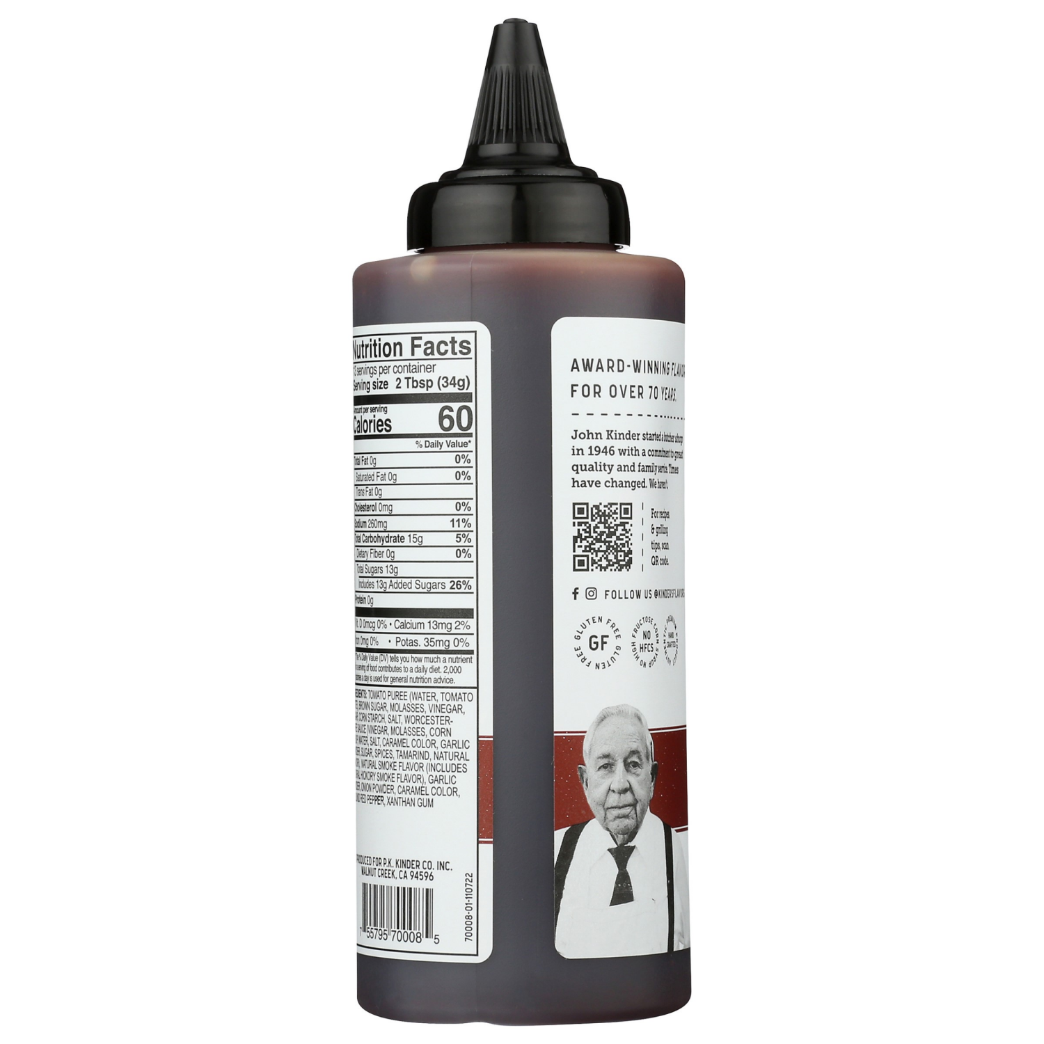 slide 3 of 4, Kinder's Hickory Brown Sugar BBQ Sauce - 15.8 oz, 15.8 oz