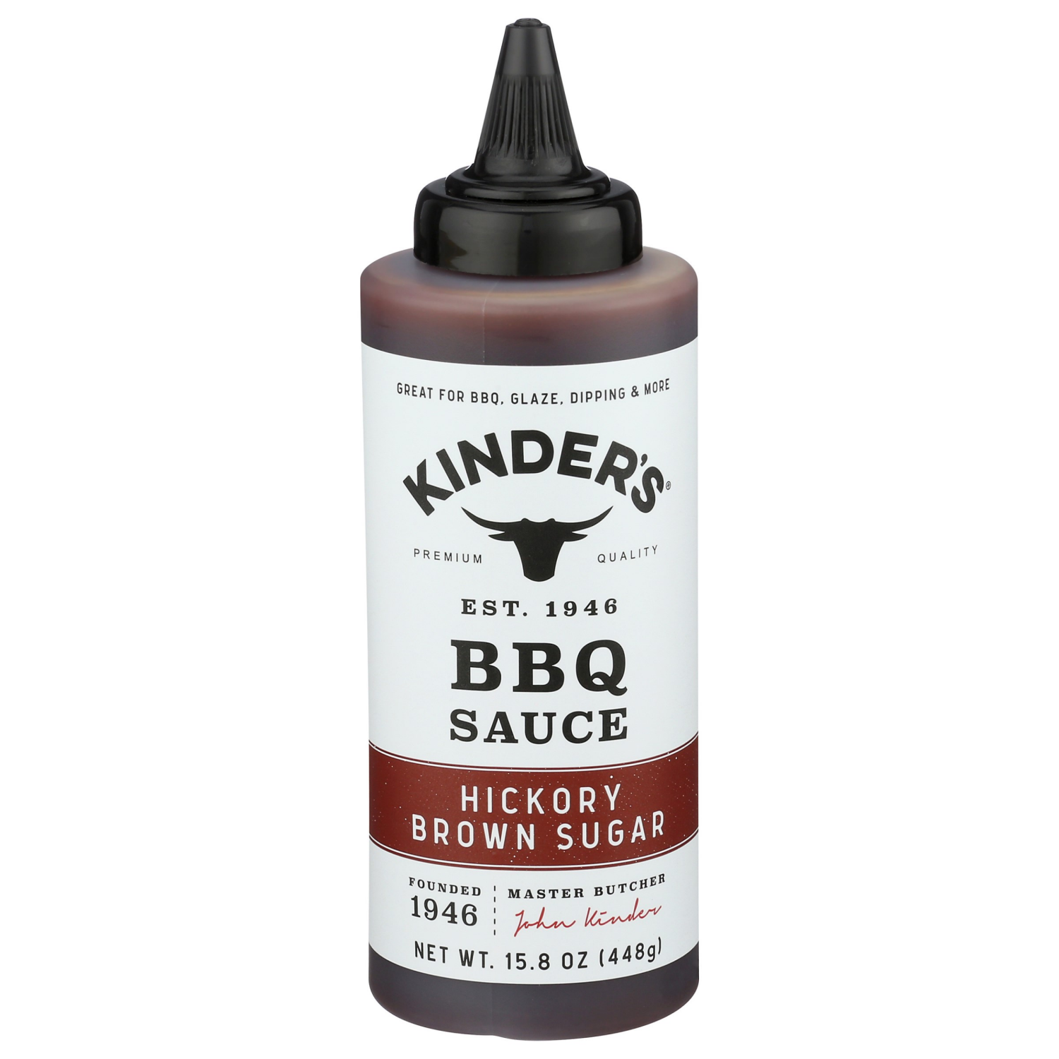 slide 1 of 4, Kinder's Hickory Brown Sugar BBQ Sauce - 15.8 oz, 15.8 oz