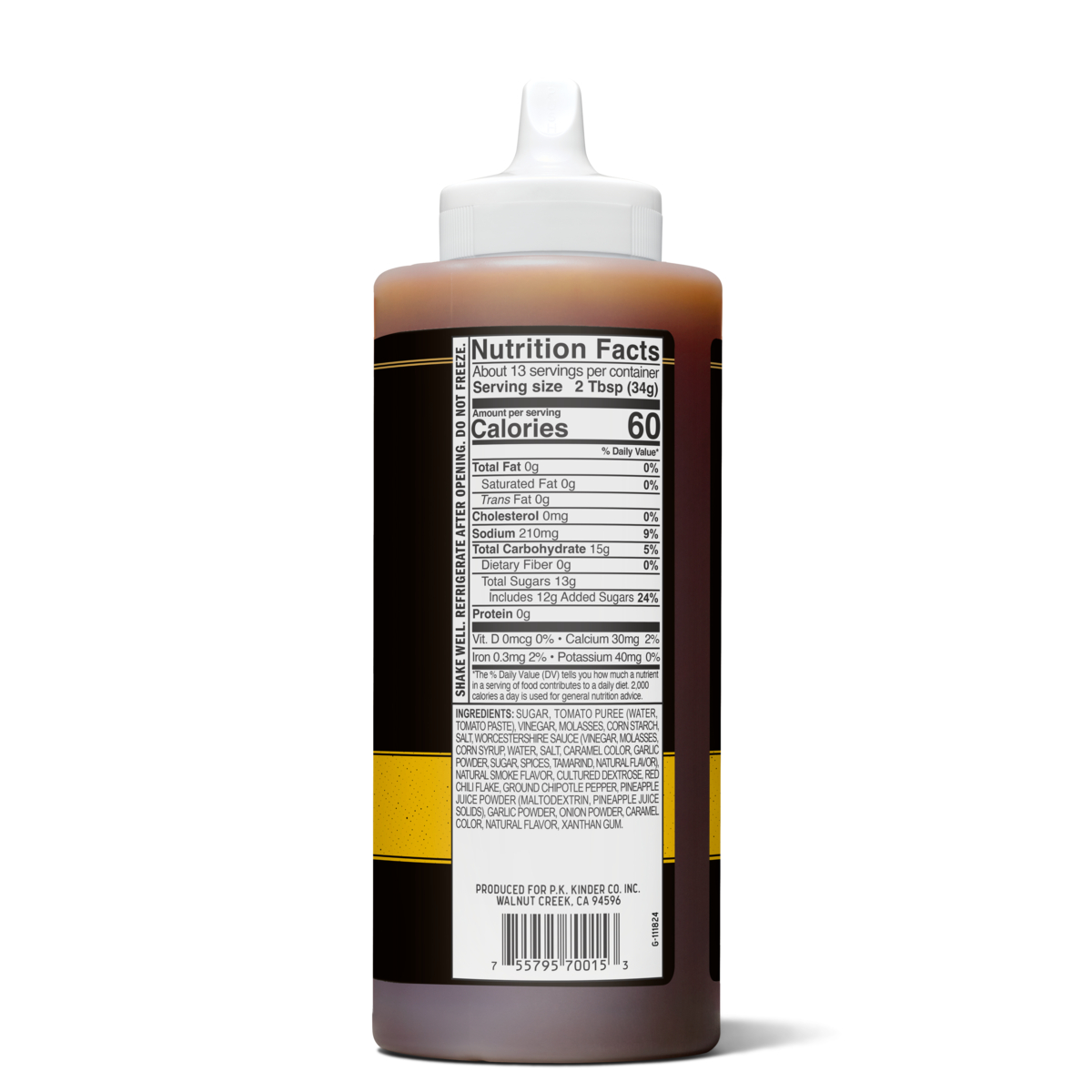 slide 2 of 2, Kinder's Chipotle Pineapple BBQ Sauce 15.5 oz, 15.5 oz