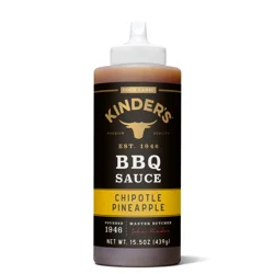Kinder's Chipotle Pineapple BBQ Sauce 15.5 oz