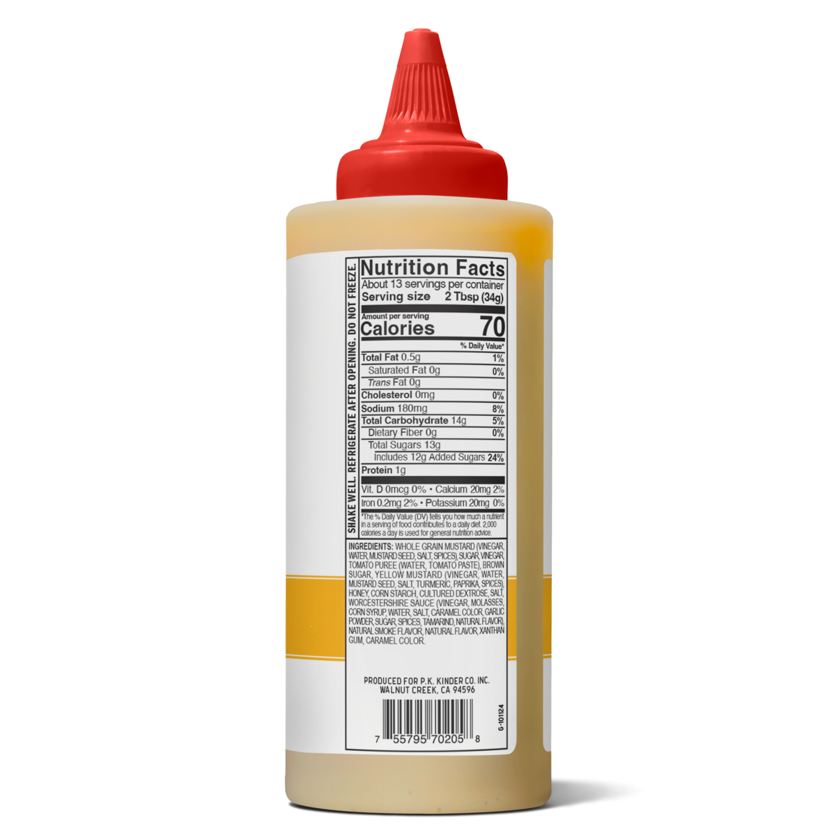 slide 2 of 2, Kinder's Honey Mustard Dipping Sauce, 15.4 oz