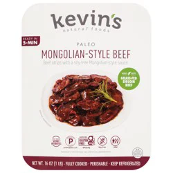 Kevin's Natural Foods Paleo Mongolian-Style Beef 16 oz