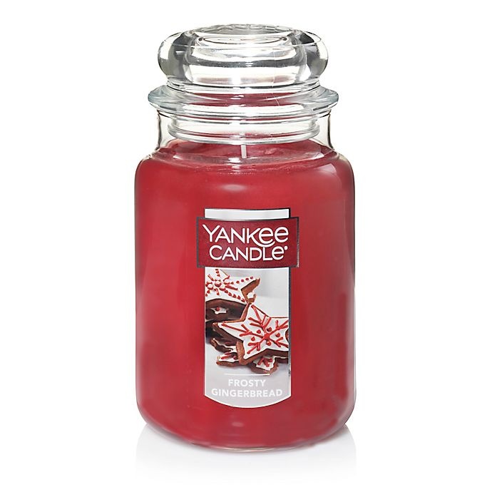 slide 1 of 1, Yankee Candle Housewarmer Frosted Gingerbread Large Classic Jar Candle, 1 ct