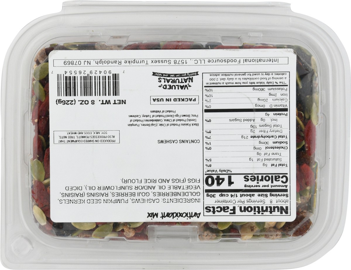 slide 9 of 9, Valued Naturals Antioxidant Snack Mix 8 oz, 8 oz