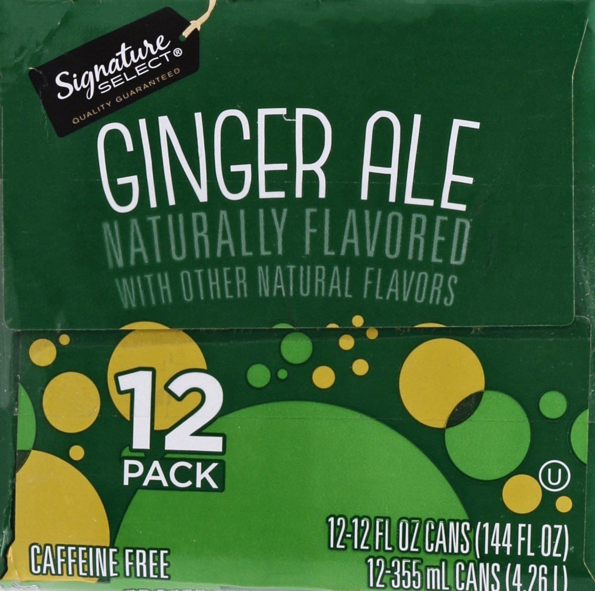 slide 6 of 7, Signature Select Ginger Ale 12 - 12 fl oz Cans, 12 ct