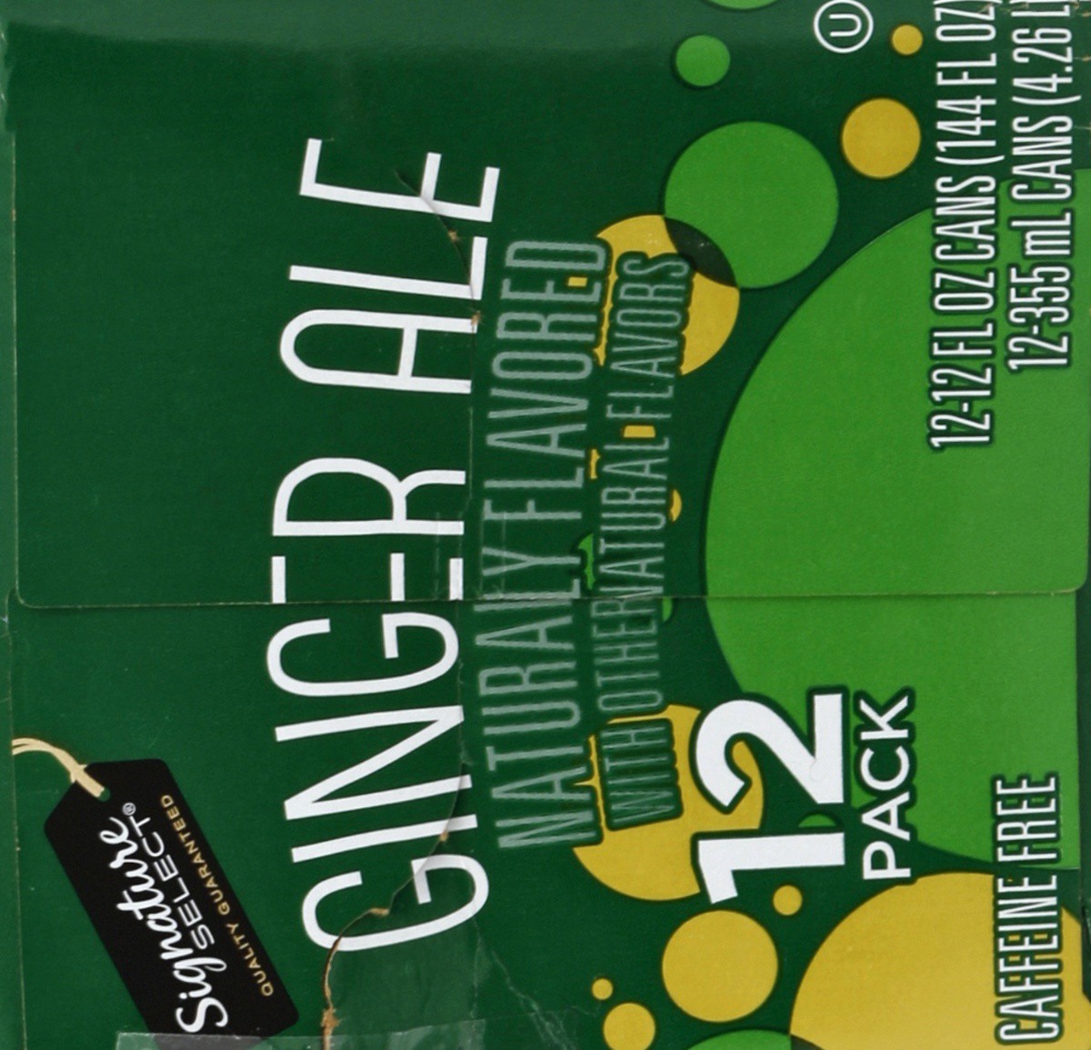 slide 3 of 7, Signature Select Ginger Ale 12 - 12 fl oz Cans, 12 ct