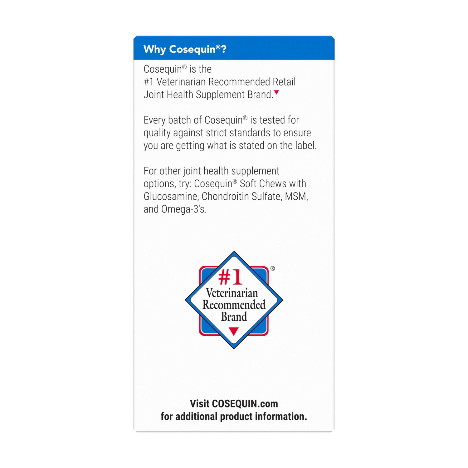slide 2 of 4, Cosequin Dog Joint Health Supplement, 75 ct