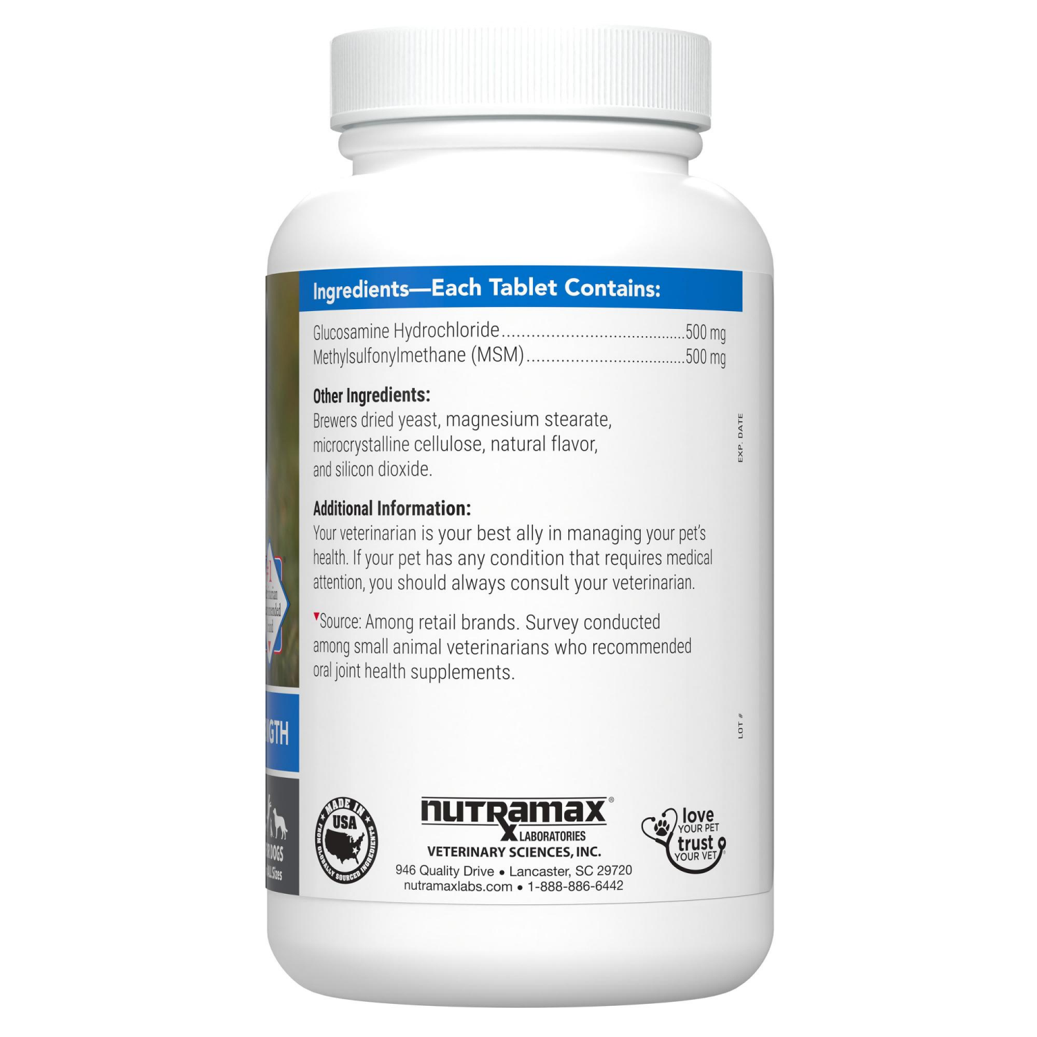 slide 3 of 4, Cosequin Dog Joint Health Supplement, 75 ct