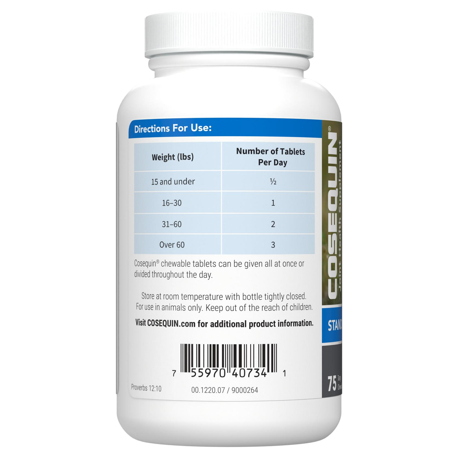 slide 4 of 4, Cosequin Dog Joint Health Supplement, 75 ct