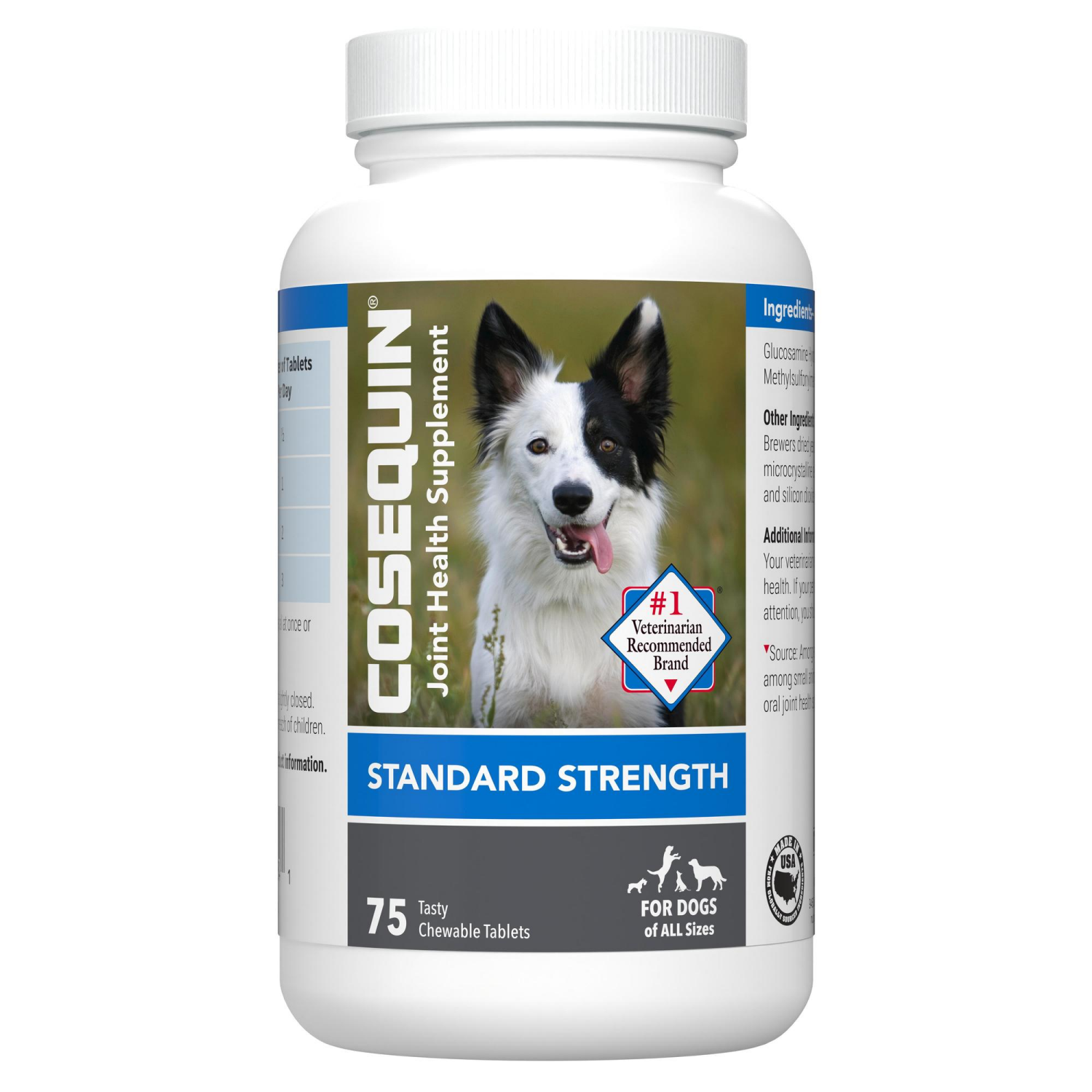 slide 1 of 4, Cosequin Dog Joint Health Supplement, 75 ct