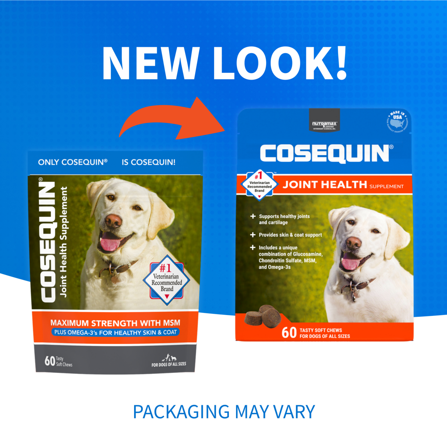slide 6 of 8, Cosequin Joint Health Supplement for Dogs, 60 ct