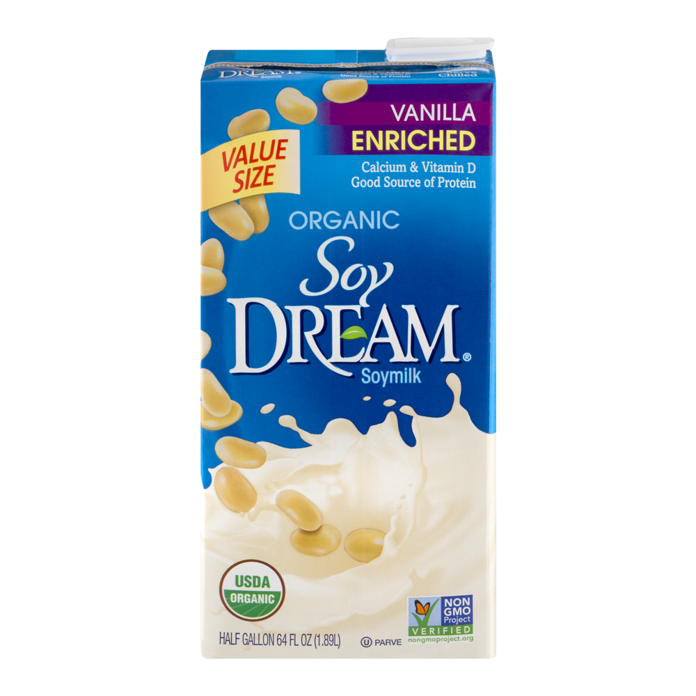 slide 1 of 1, Soy Dream Organic Enriched Vanilla Soymilk, 64 fl oz