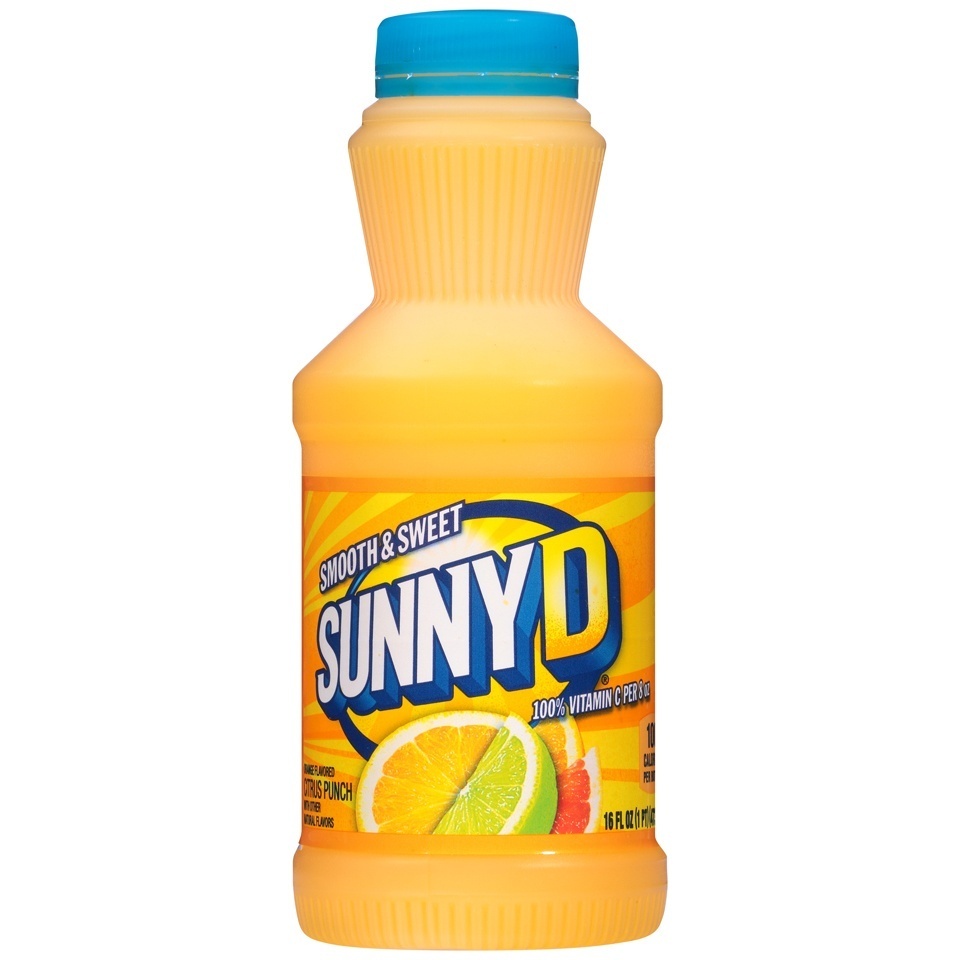 slide 1 of 1, Sunny D Smooth Citrus Punch - 16 oz, 16 oz