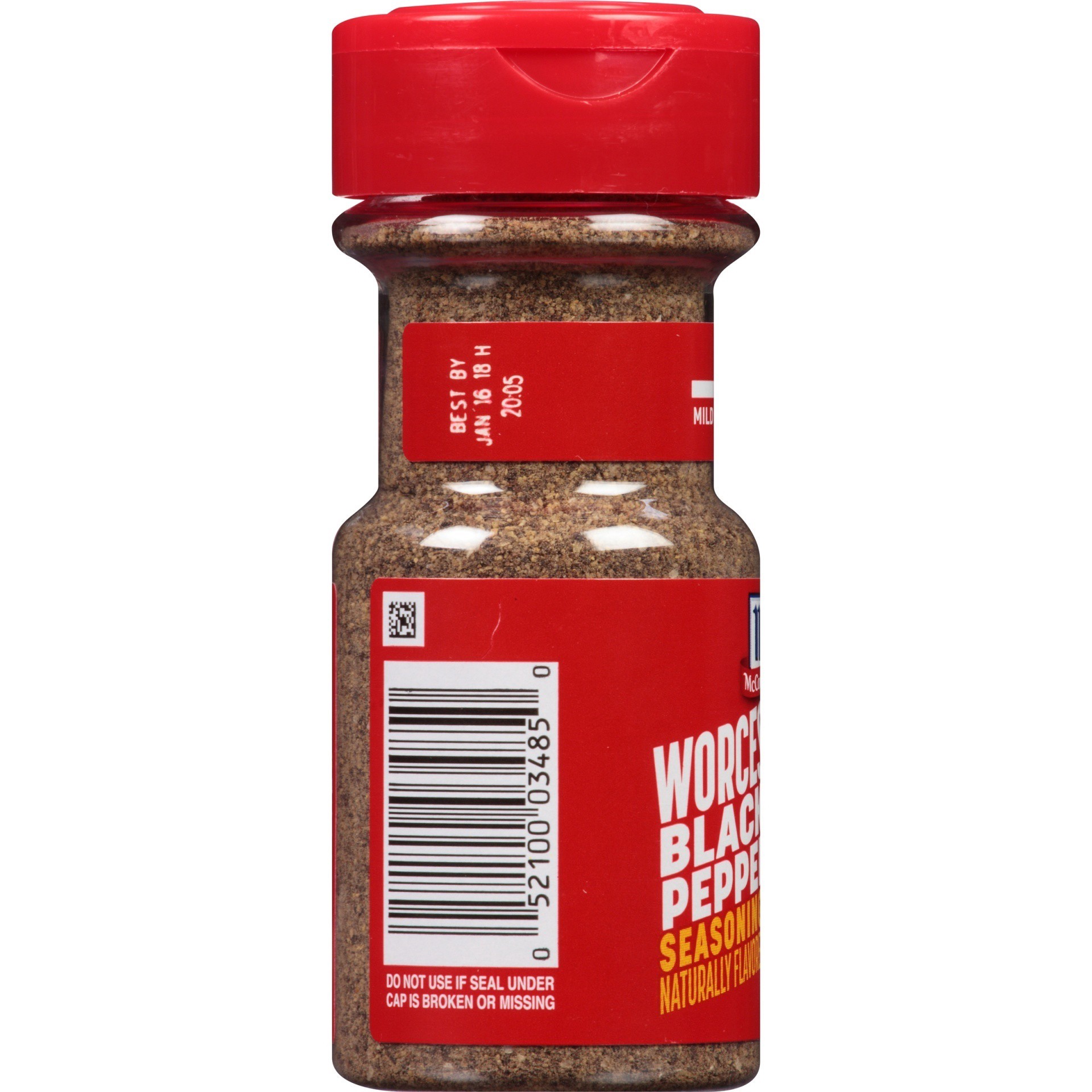 slide 4 of 5, McCormick Worcestershire Ground Black Pepper Seasoning, 2.12 oz