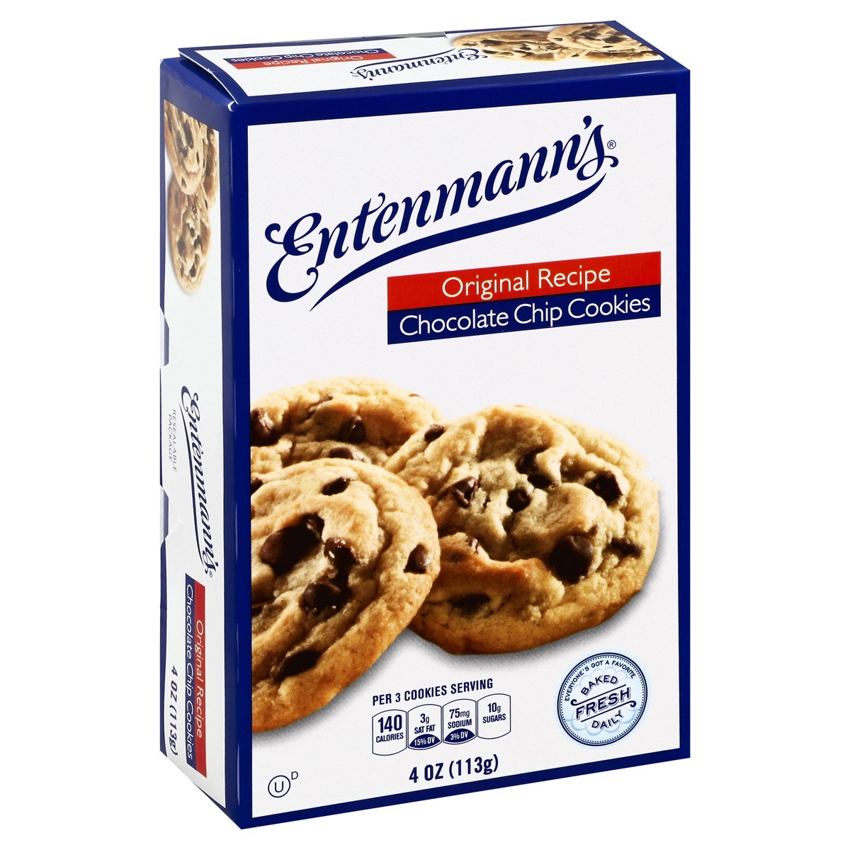 slide 4 of 4, Entenmann's Original Recipe Chocolate Chip Cookies, 4 oz, 4 oz