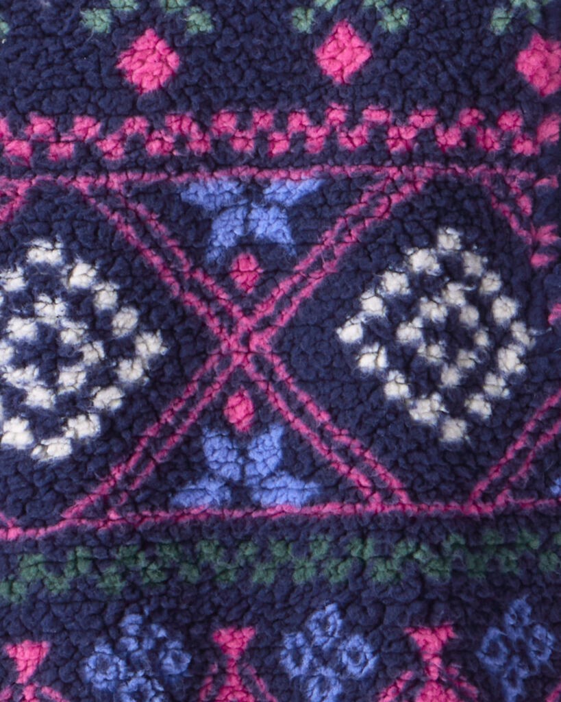 slide 2 of 2, Oshkosh Girls Fair Isle Sherpa Quarter-Zip Pullover Multi 6-6X, 1 ct