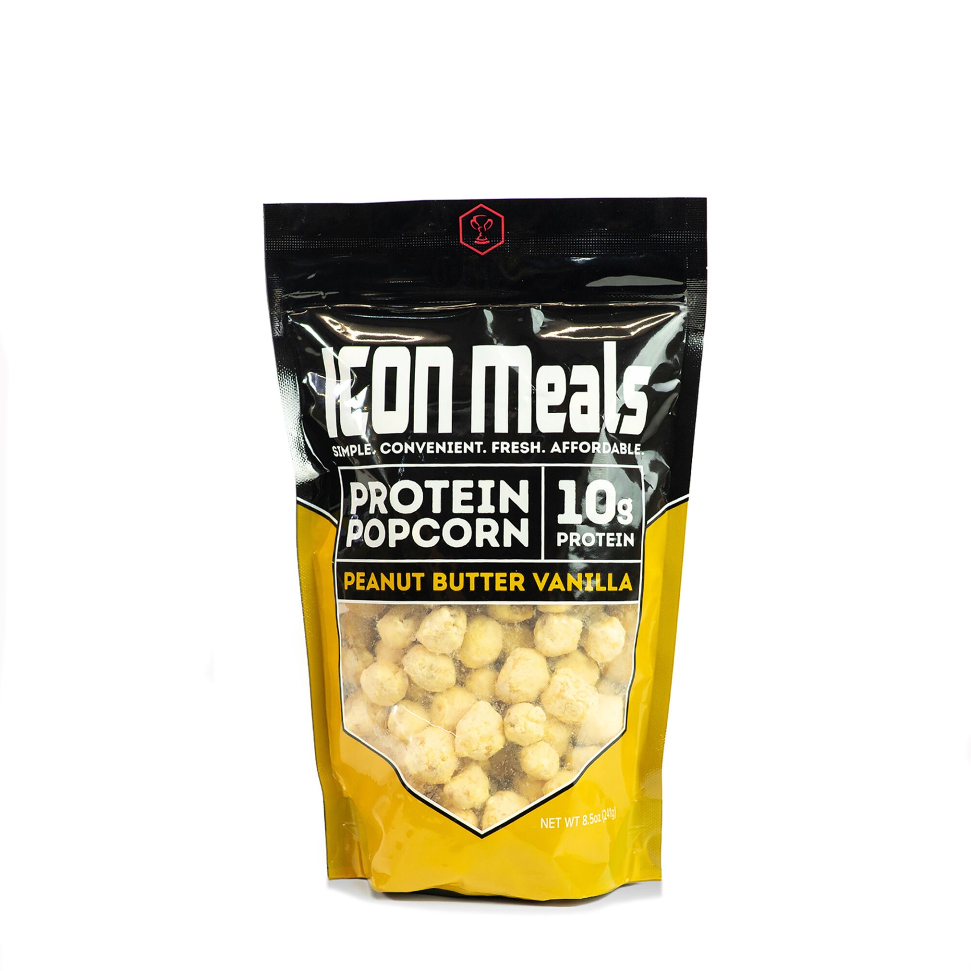 slide 1 of 1, ICON Meals Protein Popcorn - Peanut Butter Vanilla, 8.5 oz