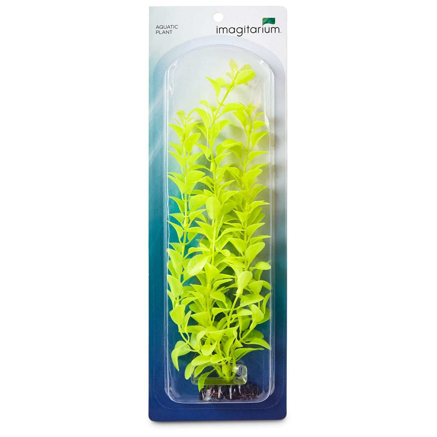 slide 1 of 1, Imagitarium Light Green Background Aquarium Plant, LG