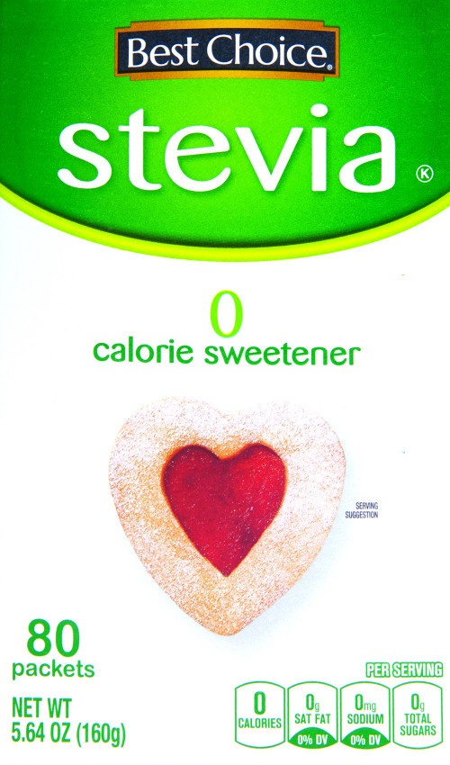 slide 1 of 1, Best Choice Stevia Zero Calorie Sweetener, 80 ct