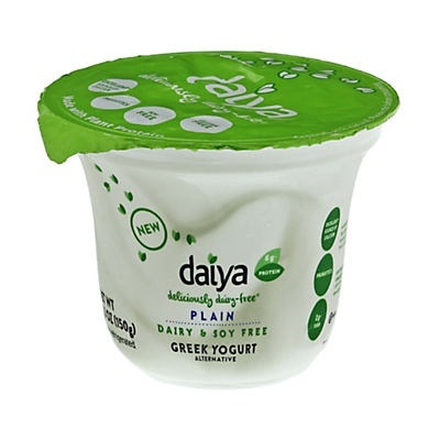 slide 1 of 1, Daiya Dairy & Soy Free Plain Greek Yogurt, 5.3 oz