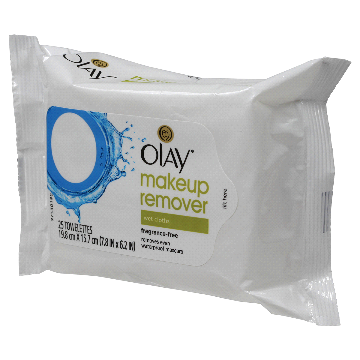 slide 3 of 3, Olay Cleanse Makeup Remover Wipes, Fragrance Free, 25 count, 25 ct