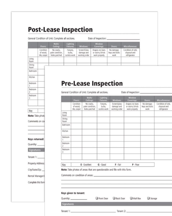 slide 2 of 2, Adams Pre-Lease & Post-Lease Inspections, 1 ct