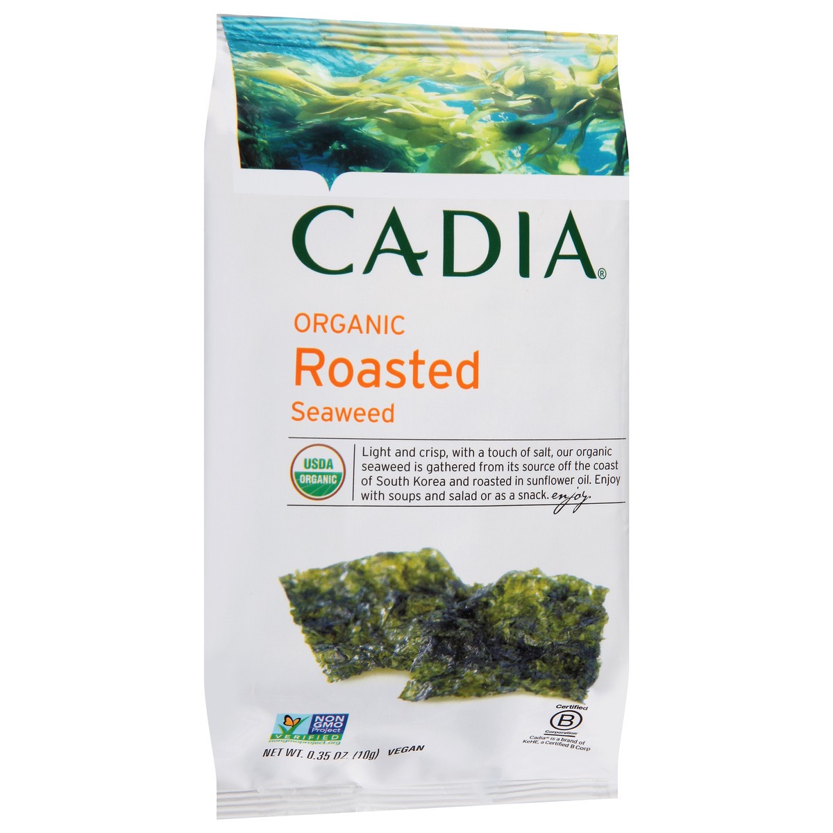 slide 11 of 13, Cadia Seaweed Roasted O, 0.35 oz