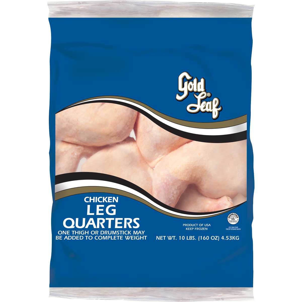 slide 1 of 5, Gold Leaf Fresh Chicken Leg Quarters, 10 lb., 10 lb