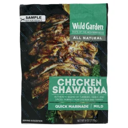 Wild Garden Chicken Shawarma, All Natural, Quick Marinade, Mild