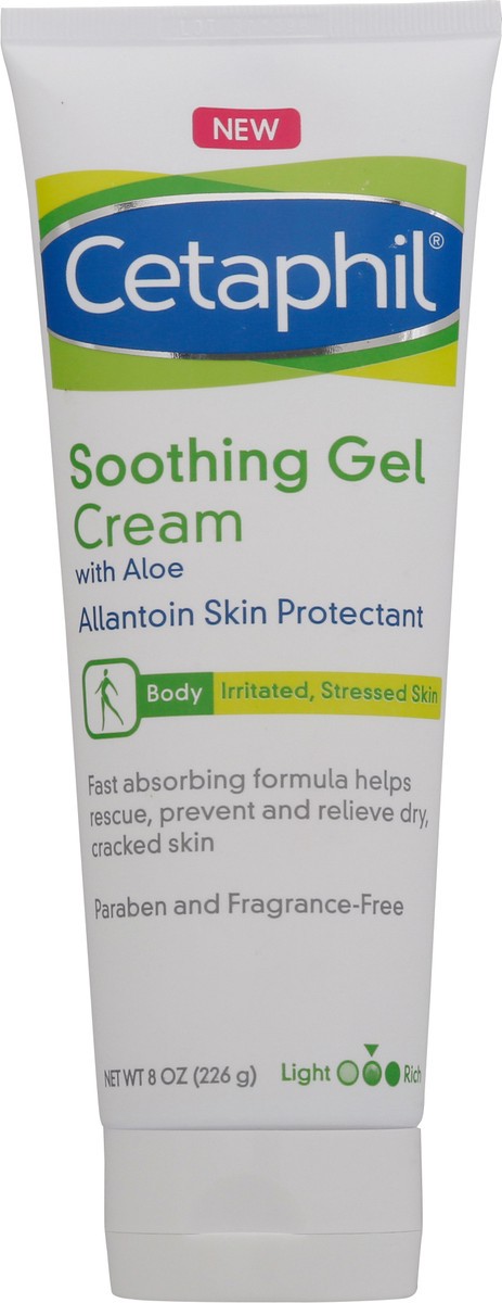 slide 1 of 11, Cetaphil Body Soothing Gel Cream With Aloe 8 oz Tube, 8 oz