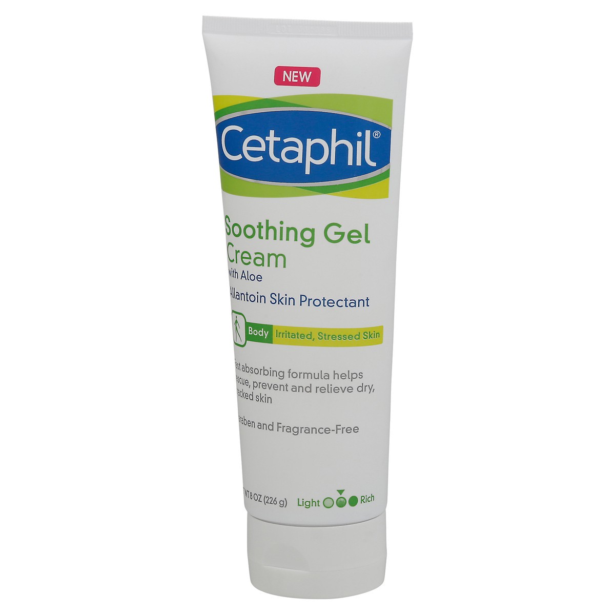 slide 11 of 11, Cetaphil Body Soothing Gel Cream With Aloe 8 oz Tube, 8 oz