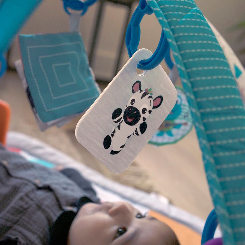 slide 14 of 20, Baby Einstein 4-in-1 Kickin' Tunes Music and Language Discovery Play Gym - Blue/Gray, 1 ct