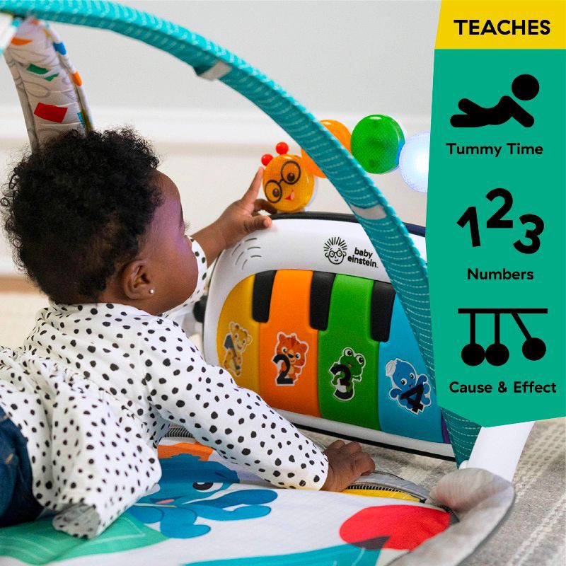 slide 5 of 22, Baby Einstein 4-in-1 Kickin' Tunes Music and Language Discovery Play Gym, 1 ct