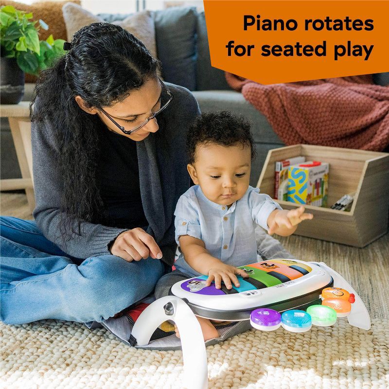 slide 8 of 20, Baby Einstein 4-in-1 Kickin' Tunes Music and Language Discovery Play Gym - Blue/Gray, 1 ct
