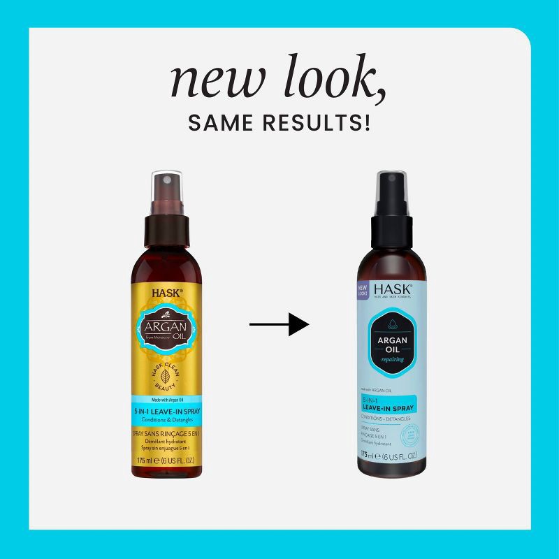 slide 3 of 9, Hask Argan Oil Conditions & Detangles Leave-In Spray - 6 fl oz, 6 fl oz