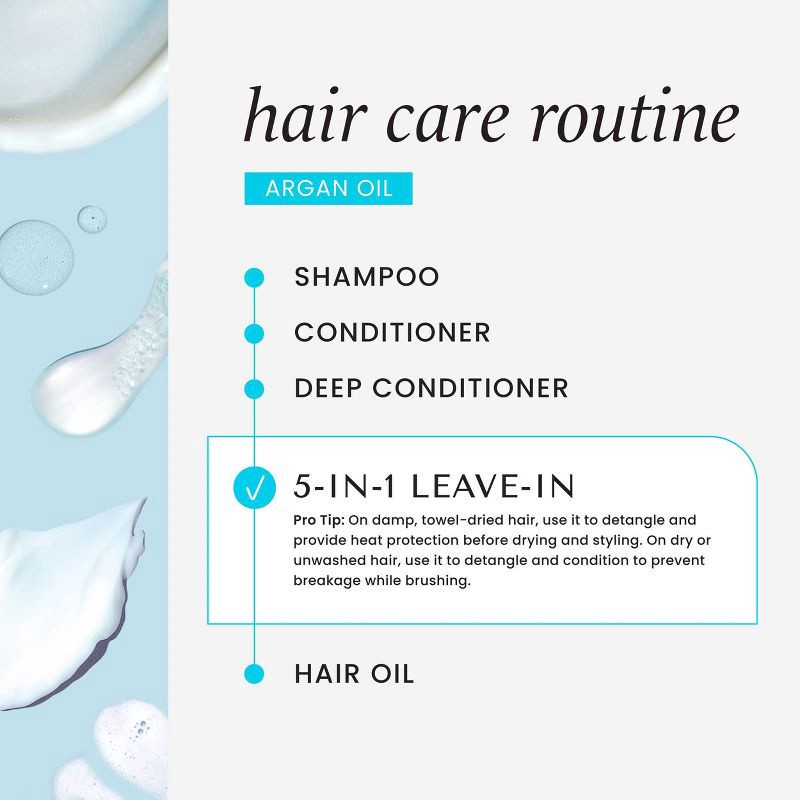 slide 8 of 9, Hask Argan Oil Conditions & Detangles Leave-In Spray - 6 fl oz, 6 fl oz