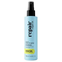 Hask Argan Oil Conditions & Detangles Leave-In Spray - 6 fl oz: Dry Hair, Paraben-Free, Sulfate-Free, Vegan