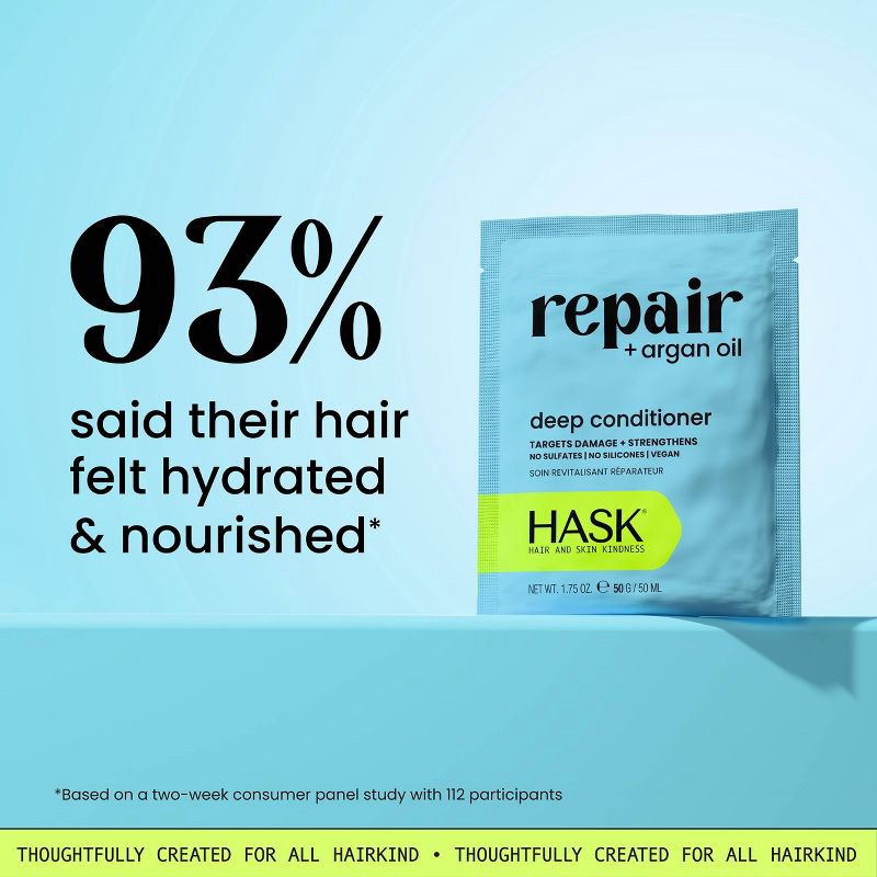 slide 6 of 9, Hask Argan Oil Repairing Deep Conditioner - 1.75 fl oz, 1.75 fl oz