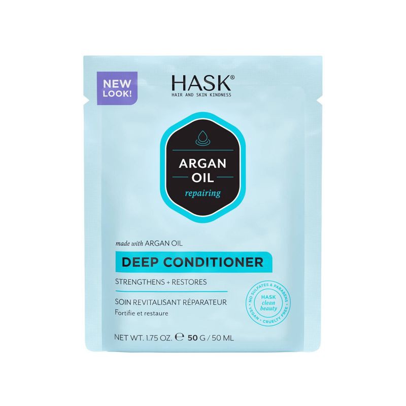 slide 1 of 9, Hask Argan Oil Repairing Deep Conditioner - 1.75 fl oz, 1.75 fl oz